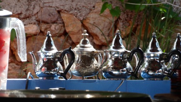 Super leuke thee potjes....op de Hippy Markt