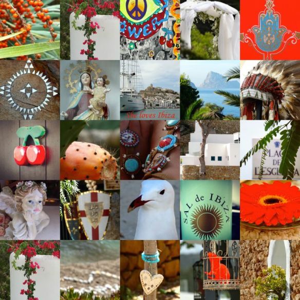 Collage I love Ibiza