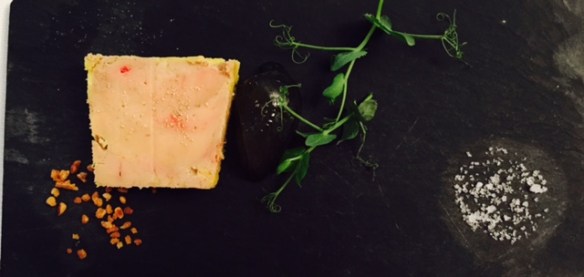 Ganzelever met vlierbessen