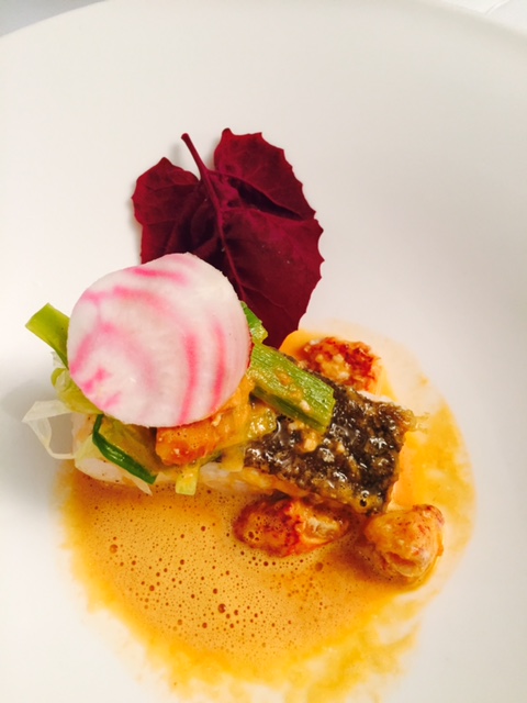 Zonnevis met champagnesaus