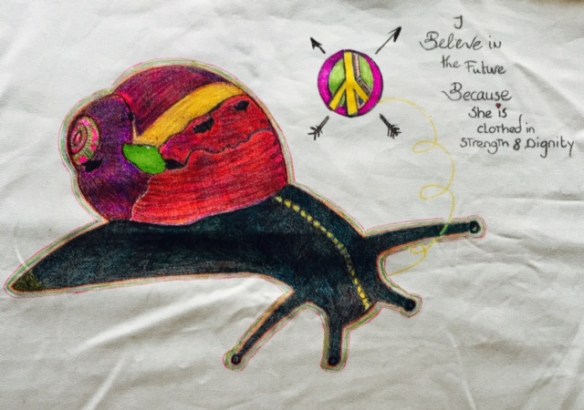 She is clothed in strength & dignity